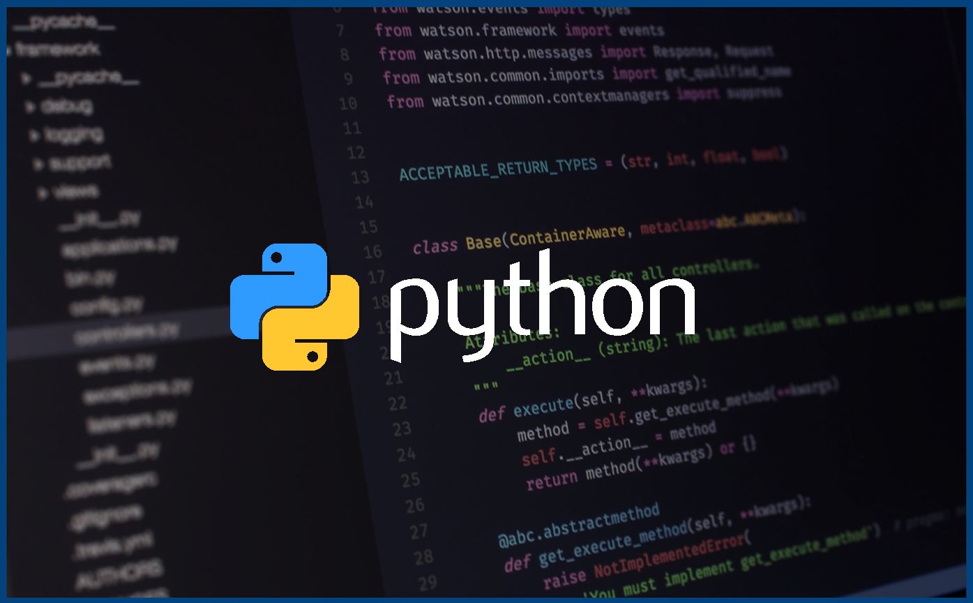 This is the Image for Ad of Python Language course